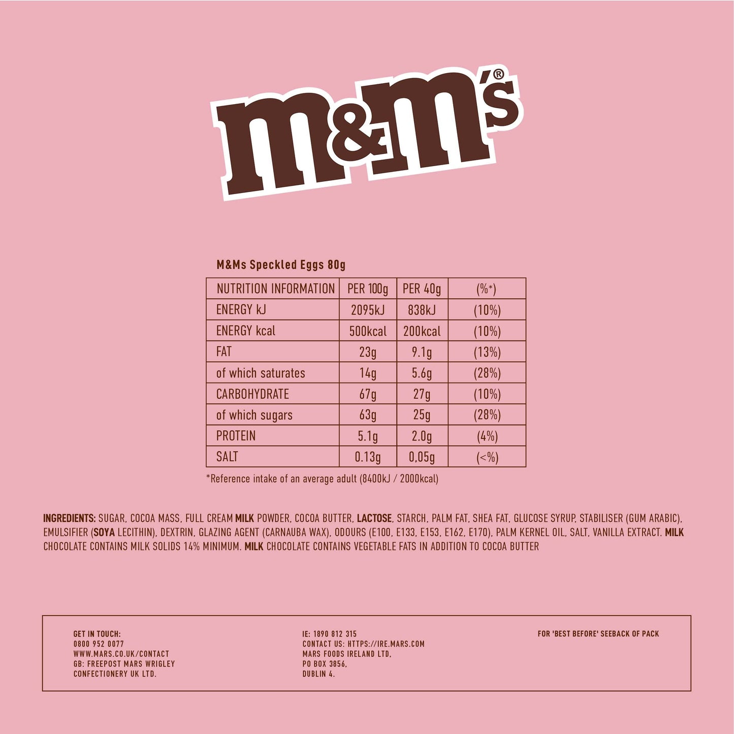 M&M's Speckled Easter Mini Chocolate Eggs – 80g | Imported