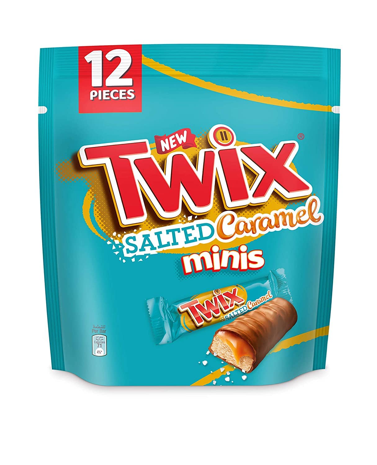 Twix Salted Caramel Minis - 12 Pcs | Imported Chocolate Treat