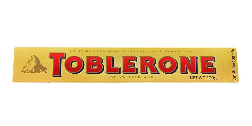 Toblerone Milk Chocolate with Honey & Almond Nougat | Imported