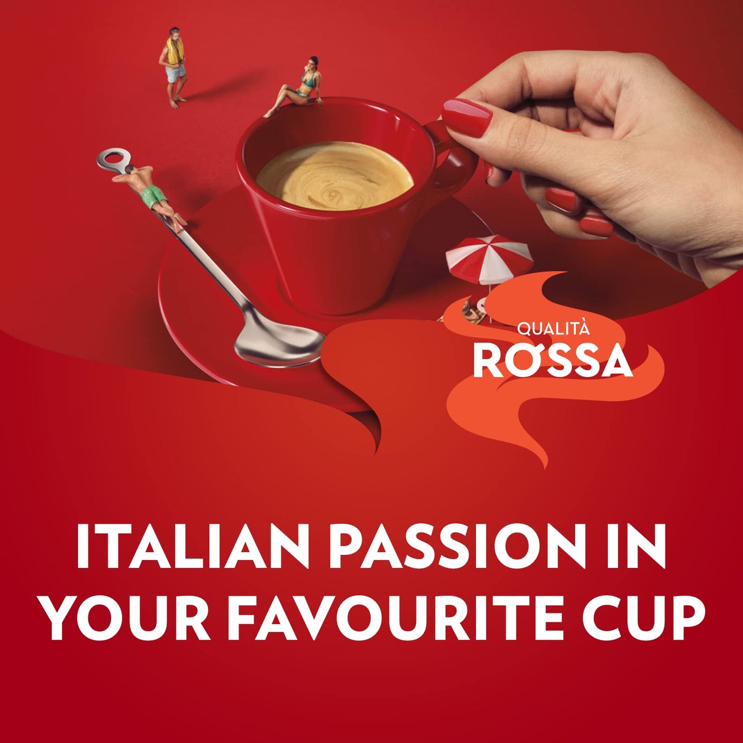 Lavazza Qualità Rossa Ground Coffee – 250g | Imported Italian Blend