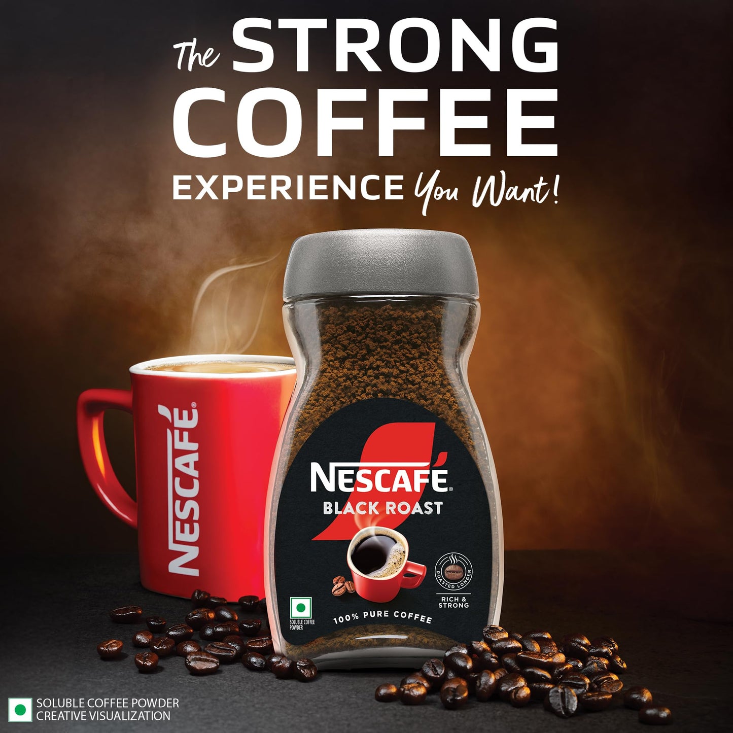 Nescafe Classic Black Roast Instant Coffee – 85g | Imported