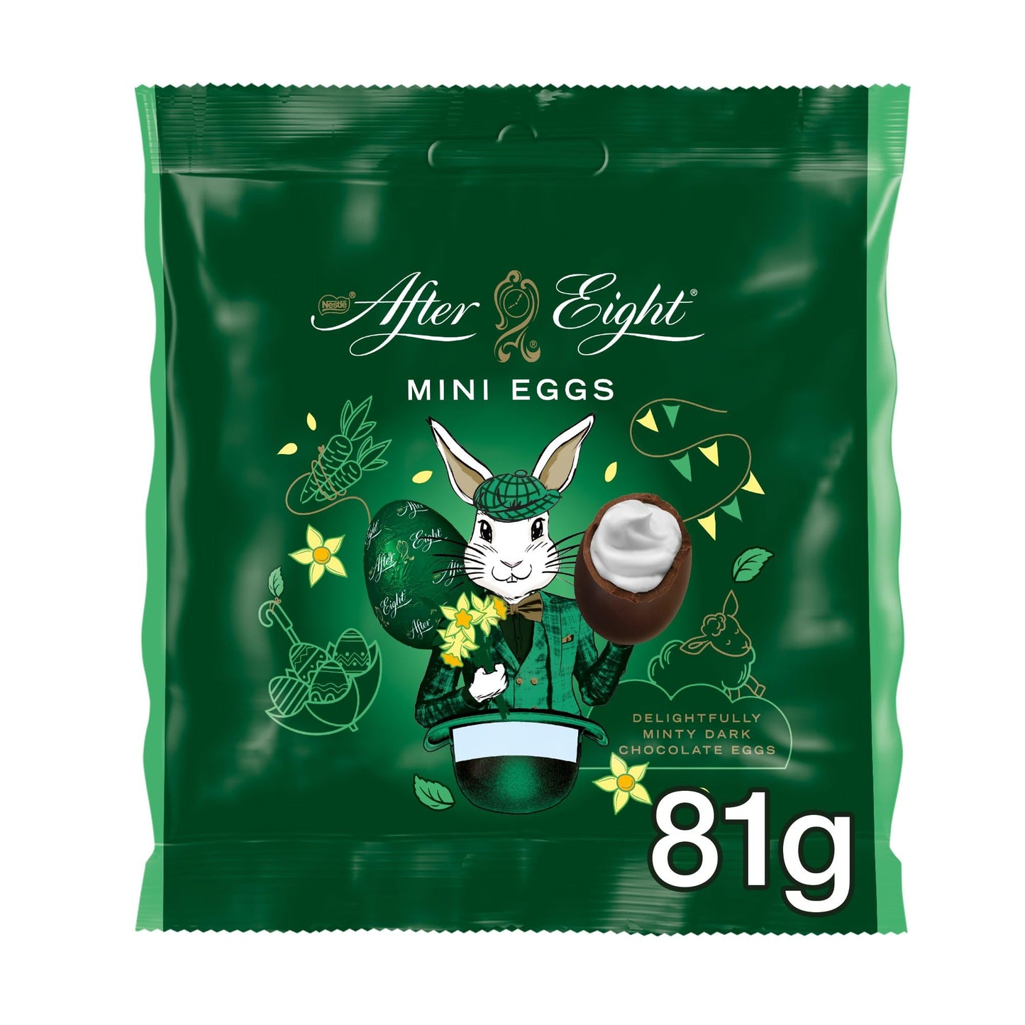 After Eight Dark Mint Chocolate Mini Eggs – 81g | Imported Melt Proof