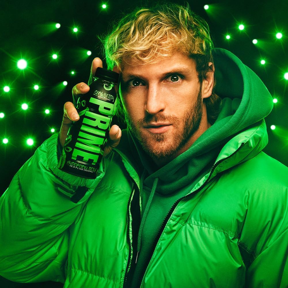 Prime Hydration Drink Glowberry – Zero Sugar Electrolyte Beverage 500ml (Logan Paul x KSI) | Imported