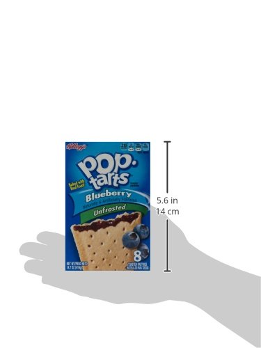 Pop-Tarts Unfrosted Blueberry – 416g | Imported Breakfast Treat