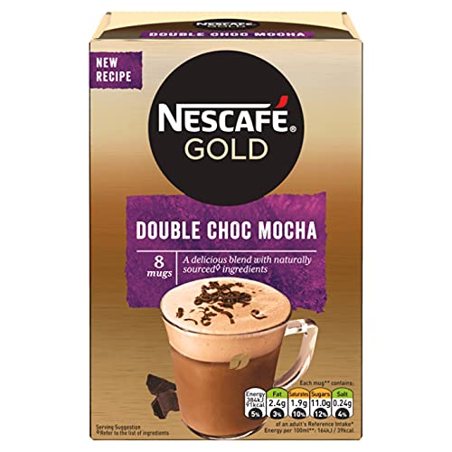 Nescafe Gold - Double Chocolate Mocha Imported ( 8 Pouch) | Imported | Same-Day Dispatch