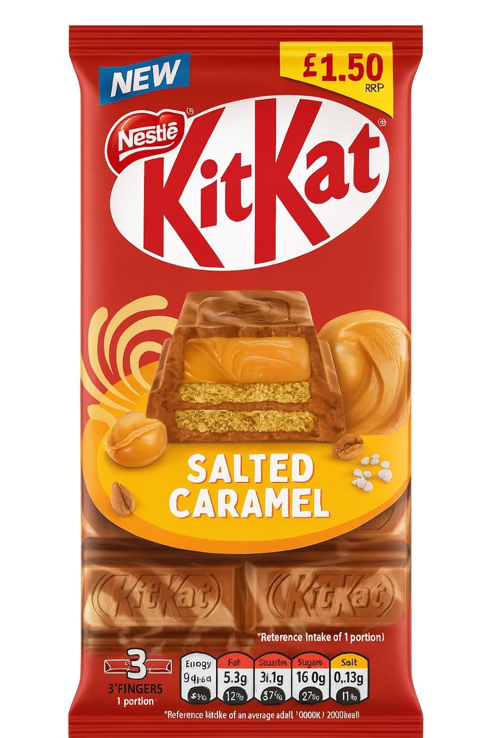 Imported Nestle KitKat Salted Caramel – Golden Crunch 99g