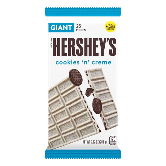 Imported Hershey's Cookies and Creme Giant Chocolate Bar from USA – pack