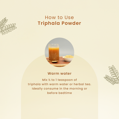 Organic Triphala Powder by IndyGood  | 200g Churna