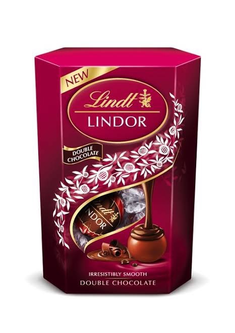 Lindt LINDOR Double Chocolate Truffles (200g) - Imported Swiss Luxury