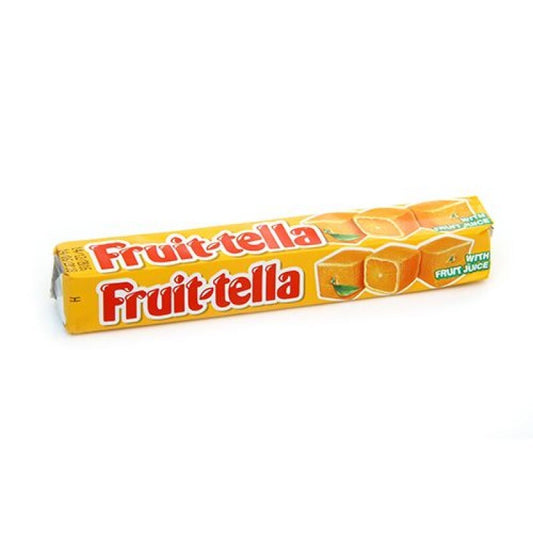 Fruit-Tella Chewy Orange Candy (30g) - Fruity & Fun Snack