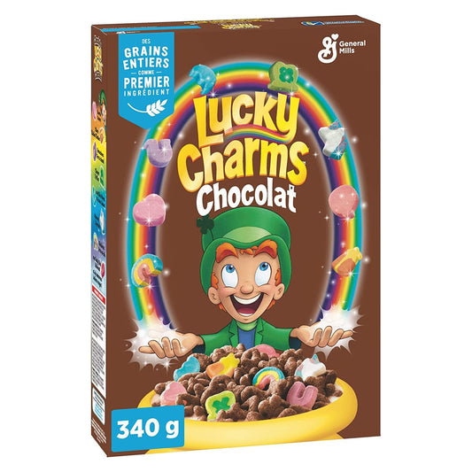 General Mills Lucky Charms Chocolate Cereal 340G | Imported | Same-Day Dispatch