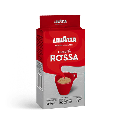 Lavazza Qualita Rossa Ground Coffee - 250g Premium Italian Coffee (Imported)