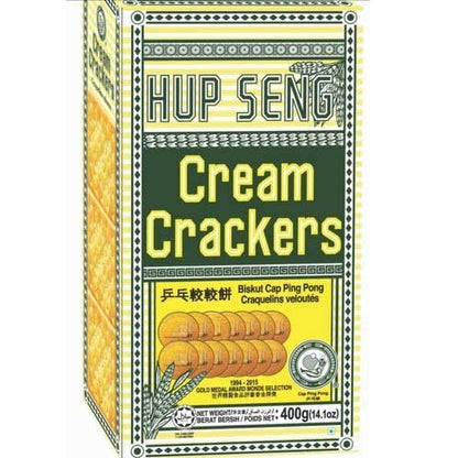 Hup Seng Classic Cream Crackers (Biskut Cap Ping Pong) 400g - Imported