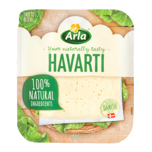 Arla Havarti Cheese Slices 150gm | Imported from Denmark