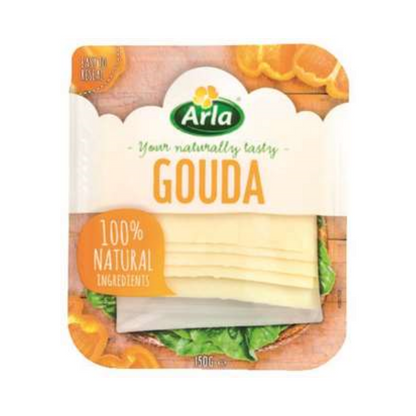 Arla Gouda Cheese Slice 150G, Imported from Denmark, Melt-Proof Pan-India Delivery