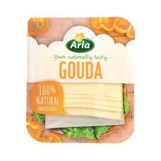 Arla - Gouda Cheese Slice 150G | Imported from Denmark