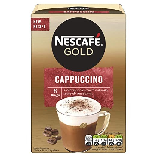 Nescafe Gold Cappuccino 124G | Imported | Same-Day Dispatch