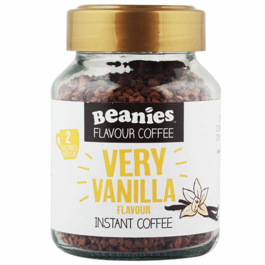 Beanies Very Vanilla Instant Coffee (UK Imported) - 50g