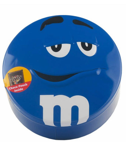 M&M's Chocolate Smiley Tin Blue 200g | Imported From Netherlands