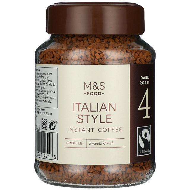 M&S Italian Style Instant Coffee - 4 Dark Roast | Imported