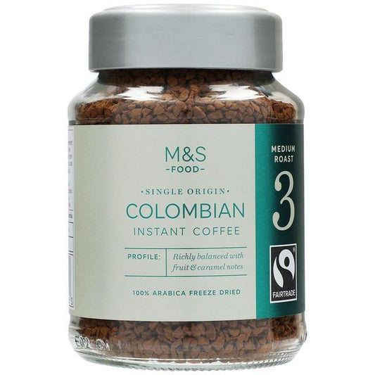 M&S Colombian Instant Coffee - No. 3 Medium Roast | Free Delivery | Imported