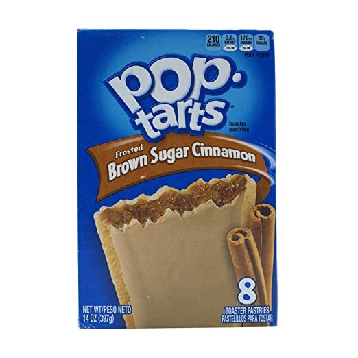 Kellogg's Pop-Tarts Frosted Brown Sugar & Cinnamon 397g - USA Imported