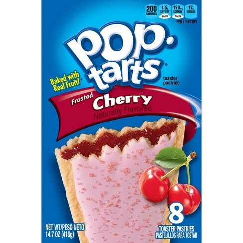 Kellogg's Pop-Tarts Frosted Cherry (416g) - Imported Breakfast Pastry