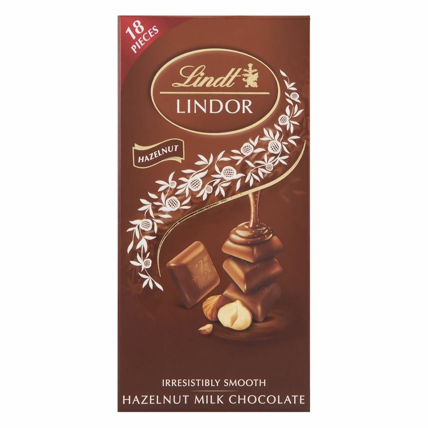 Lindt Lindor Hazelnut Smooth Chocolate (100g)