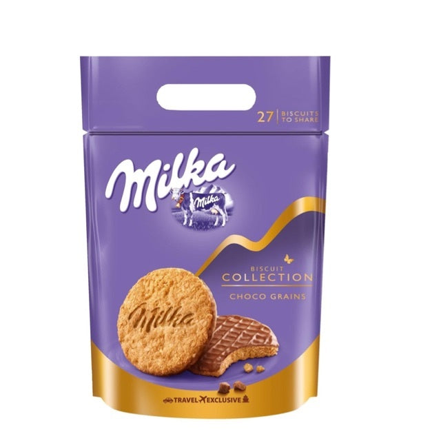 Milka Choco Grains Biscuits Collection (27Pcs) 378G | Imported Chocolate