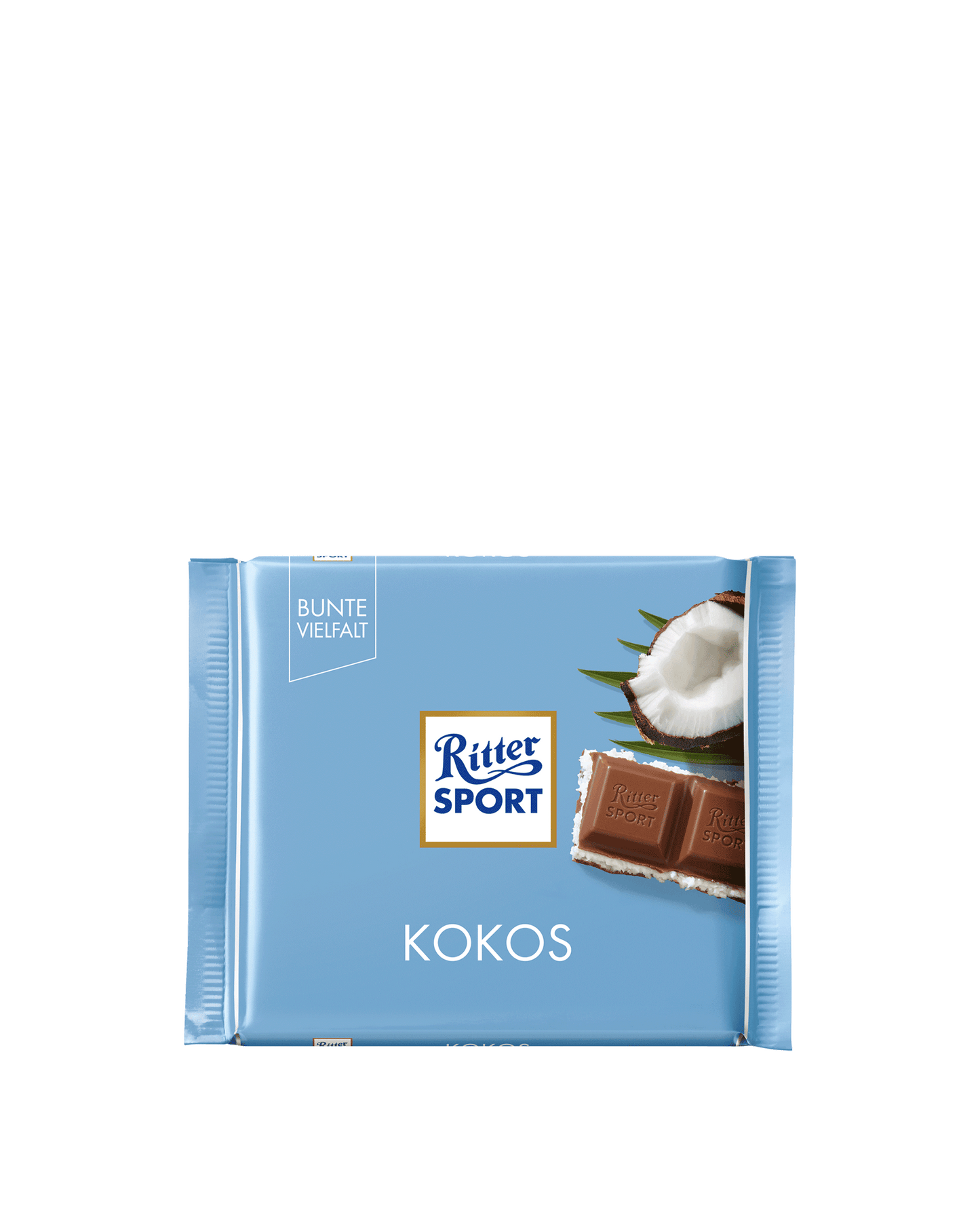 Ritter Sport Coconut Chocolate Bar (100g) - Imported German Chocolate