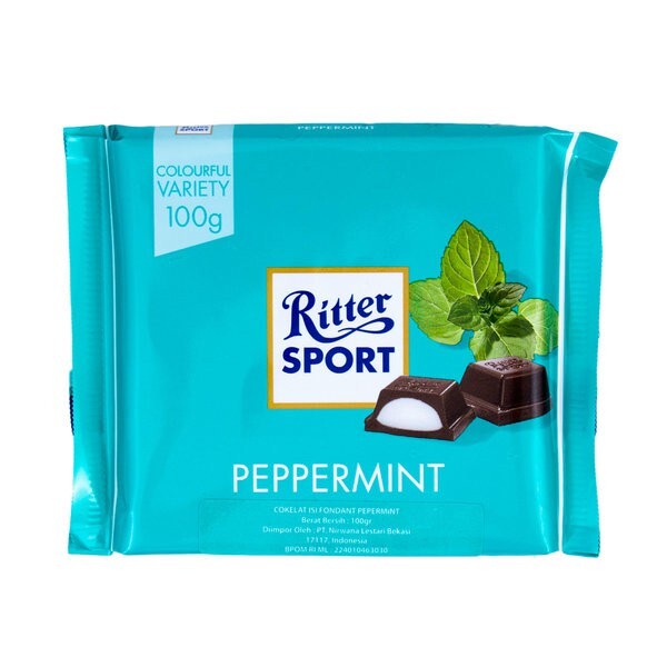 Ritter Sport Peppermint Chocolate (100g) - Imported from Germany