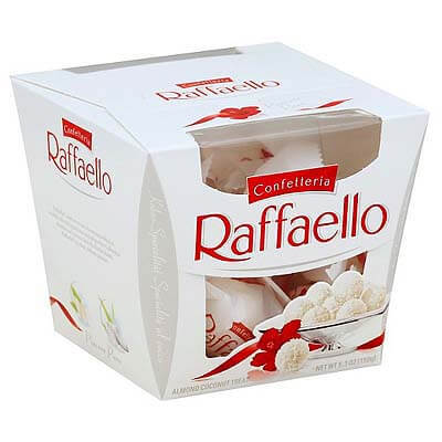 Ferrero Rocher Raffaello Chocolates (Imported) - Luxury Coconut & Almond Treat (150g)