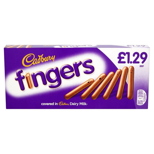 Cadbury Biscuit Fingers with Milk Chocolate 114g