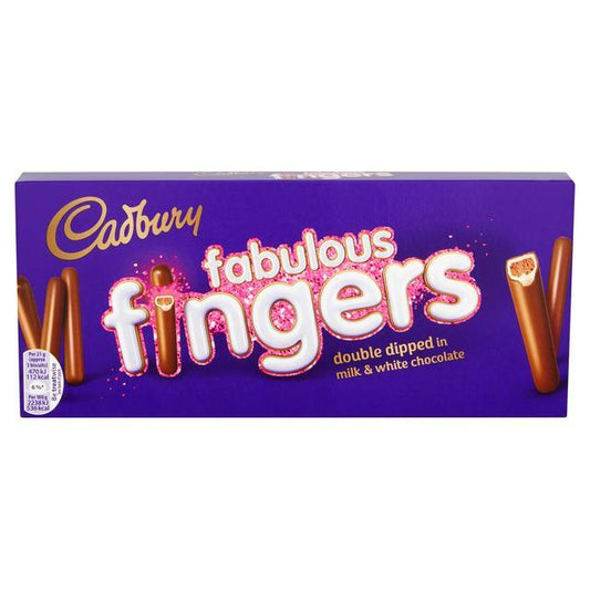 Cadbury Fabulous Fingers Milk Chocolate 110G