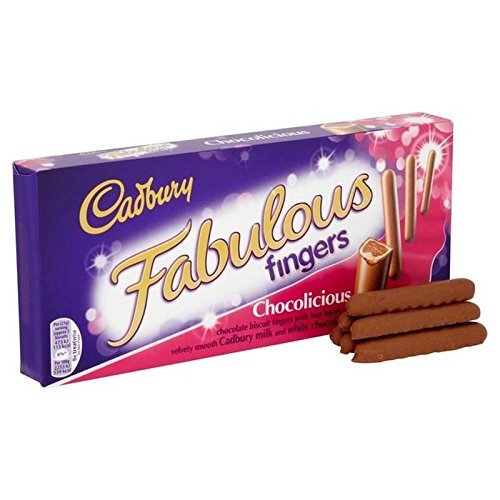 Cadbury Fabulous Fingers Milk Chocolate Biscuits (UK) 110G