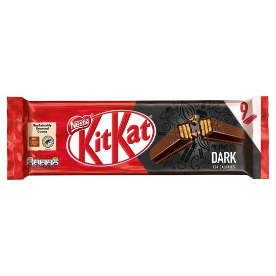 Kitkat Chocolate Dark (9 Bars) 186.3G