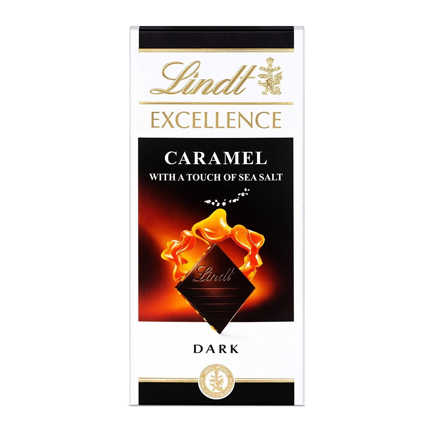 Lindt Excellence Seasalt Caramel Intense Dark Chocolate, 100 G