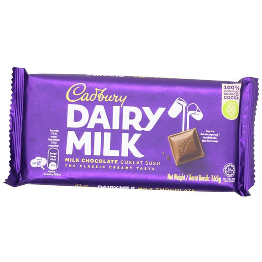 Cadbury Dairy Milk Coklat Susu Chocolate 165G