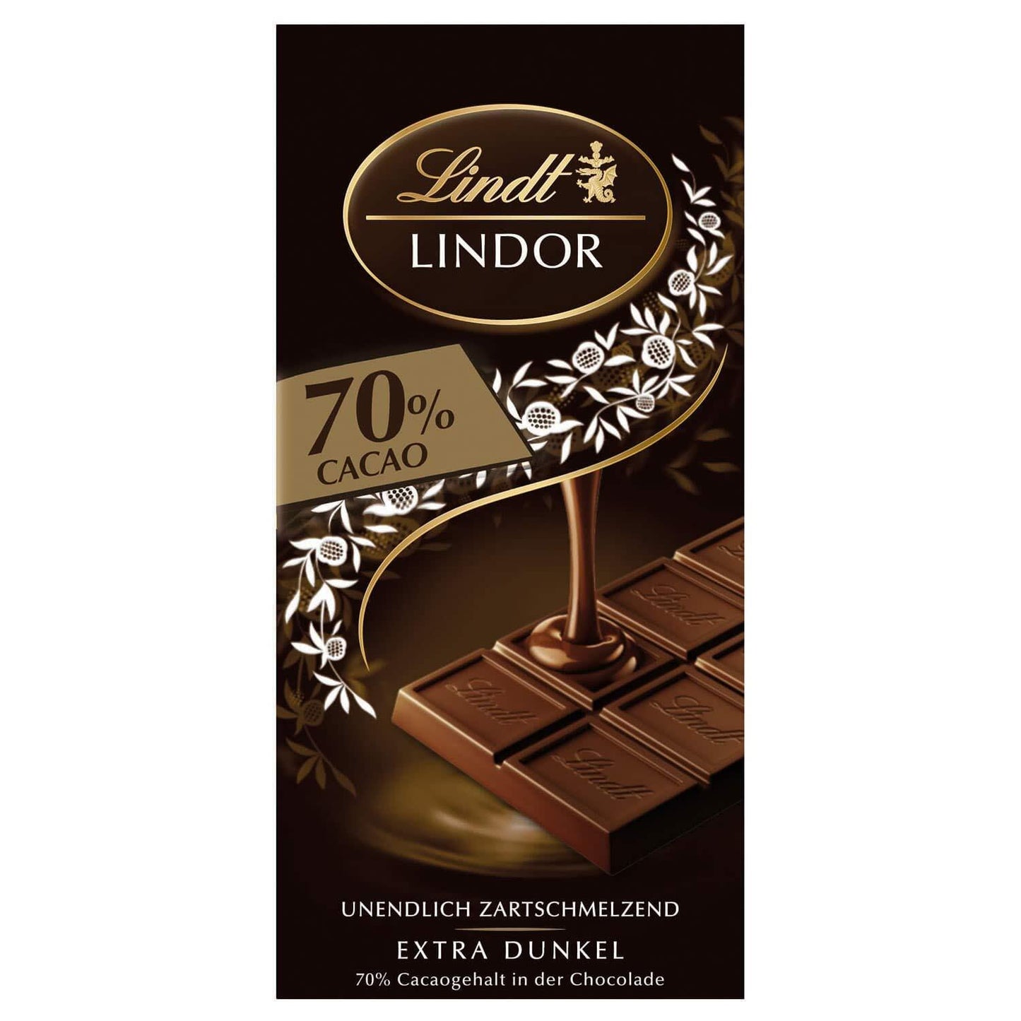 Lindt Lindor Irresistibly Smooth Extra Dark Chocolate, 100g - Imported | Melt-Proof Delivery All Over India