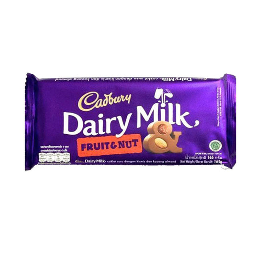 Cadbury Dairy Milk Fruit And Nut 165gm | Imported