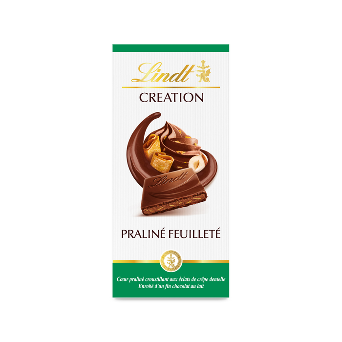 Lindt Creation Praline Feuillete Bar - 150G