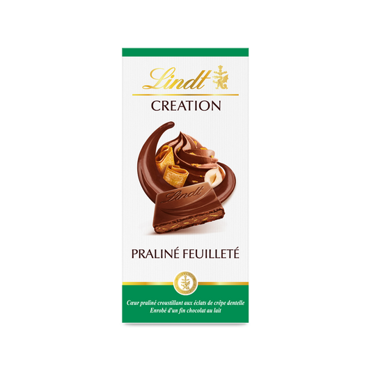 Lindt Creation Praline Feuillete Bar - 150G