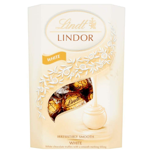 Lindt Lindor Irresistibly Smooth White Chocolate Truffles (200g, Imported)