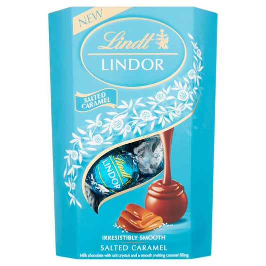 Lindt LINDOR Irresistible Milk Salted Caramel Chocolate Truffles (200g)