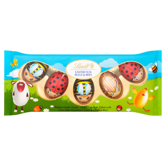 Lindt Fun Bugs & Bees Milk Chocolate 50g