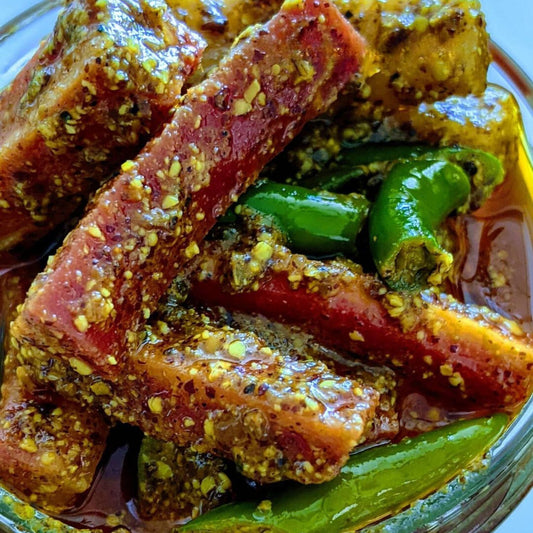 Banarasi Mixed Vegetable Pickle | Mix Sabji ka Achar | Spiced vegetable Pickle | Original Home Made Taste with Mustard Oil | Pantry Must Have | 400GM | Pack of 1