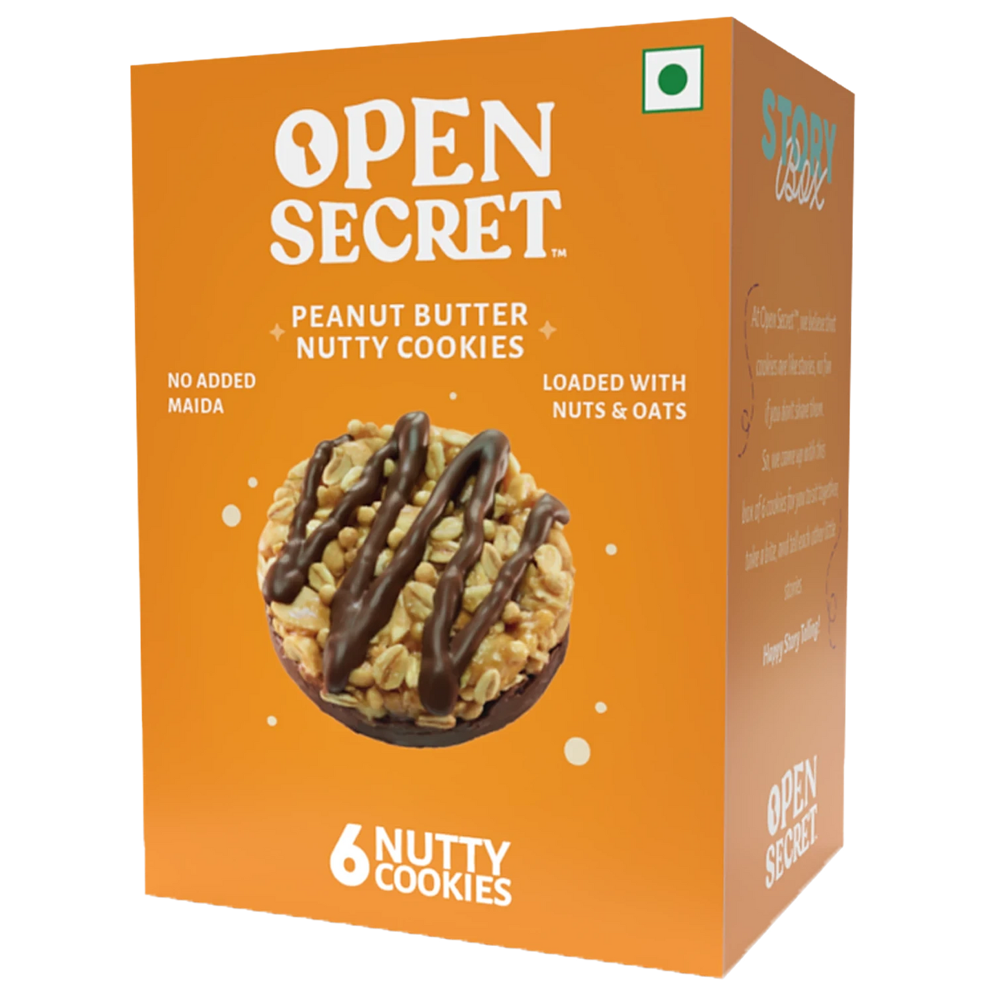 Open Secret Peanut Butter Nutty Cookies 75G