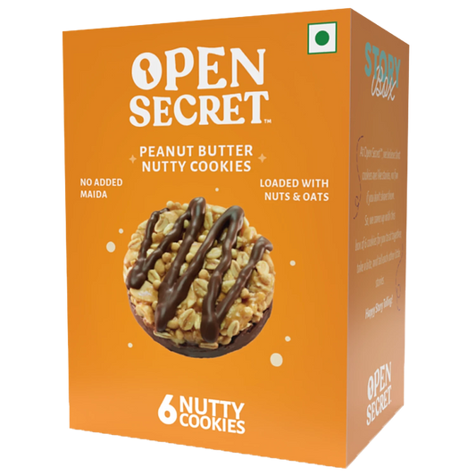 Open Secret Peanut Butter Nutty Cookies 75G