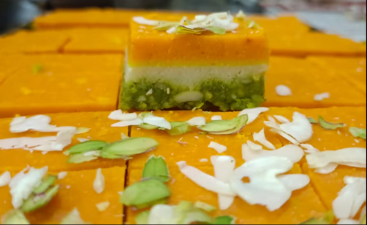 Tirangi barfi from Shri Rajbandhu Sweets, Varanasi | Benaras special