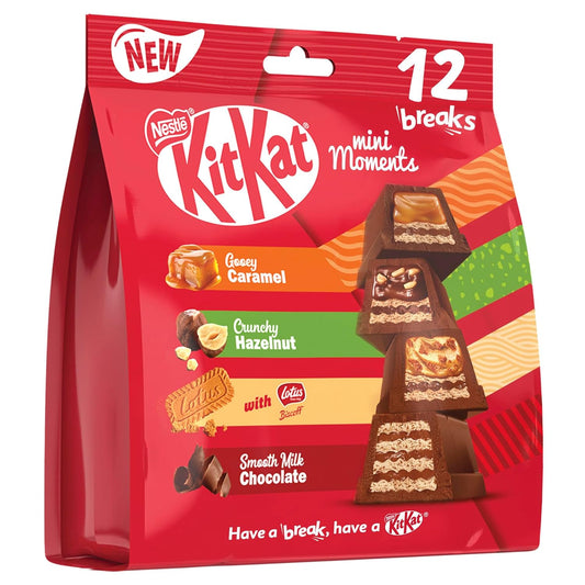 KitKat Mini Moments Variety Pack (Imported) - 4 Delicious Flavors (200g)